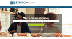 Desktop Screenshot of canadadating.expatica.com