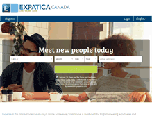 Tablet Screenshot of canadadating.expatica.com