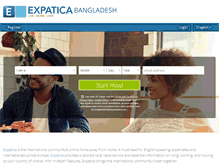 Tablet Screenshot of bangladeshdating.expatica.com